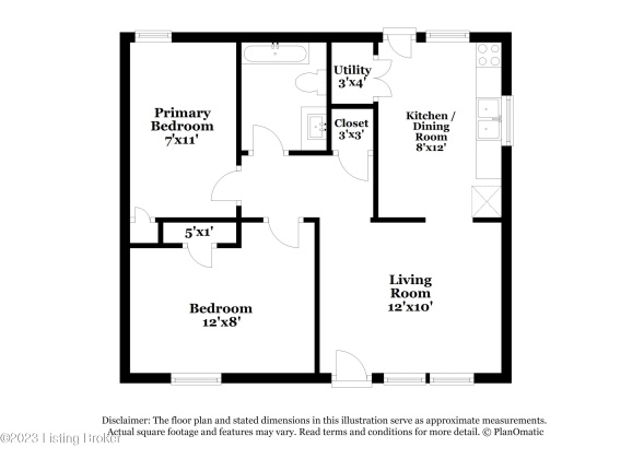 3425 Kentucky St, Louisville, Kentucky 40211, 2 Bedrooms Bedrooms, 4 Rooms Rooms,1 BathroomBathrooms,Rental,For Rent,Kentucky,1638179