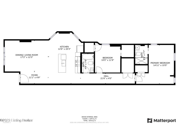 1105 1st St, Louisville, Kentucky 40203, 2 Bedrooms Bedrooms, 3 Rooms Rooms,2 BathroomsBathrooms,Rental,For Rent,1st,1640392