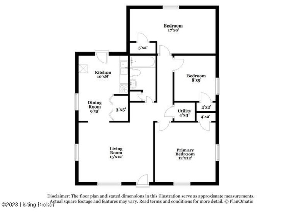 3622 Jefferson St, Louisville, Kentucky 40212, 3 Bedrooms Bedrooms, 5 Rooms Rooms,1 BathroomBathrooms,Rental,For Rent,Jefferson,1646015