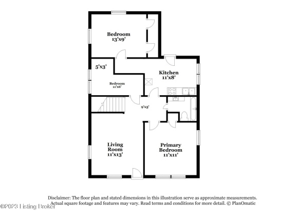 3606 Muhammad Ali Blvd, Louisville, Kentucky 40212, 3 Bedrooms Bedrooms, 5 Rooms Rooms,1 BathroomBathrooms,Rental,For Rent,Muhammad Ali,1647143