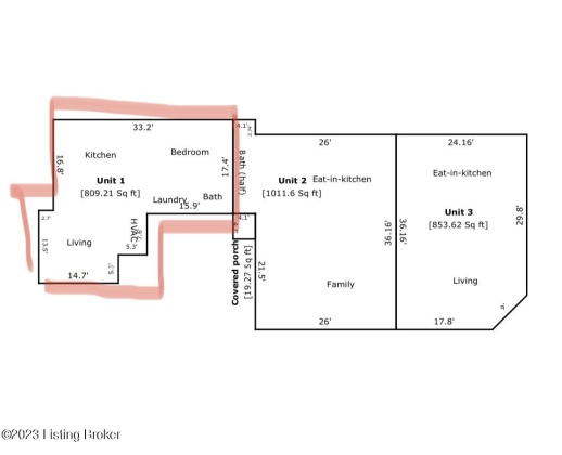 1100 Oak St, Louisville, Kentucky 40204, 2 Bedrooms Bedrooms, 6 Rooms Rooms,1 BathroomBathrooms,Rental,For Rent,Oak,1647832