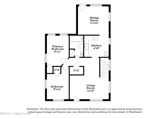 312 40th St, Louisville, Kentucky 40212, 2 Bedrooms Bedrooms, 5 Rooms Rooms,1 BathroomBathrooms,Rental,For Rent,40th,1648098