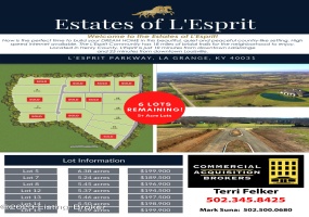 Lot #5 L'Esprit Pkwy., La Grange, Kentucky 40031, ,Land,For Sale,L'Esprit Pkwy.,1648530