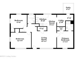 7300 Betsy Ross Dr, Louisville, Kentucky 40272, 3 Bedrooms Bedrooms, 5 Rooms Rooms,2 BathroomsBathrooms,Rental,For Rent,Betsy Ross,1648792