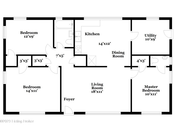 9408 Ponder Ln, Louisville, Kentucky 40272, 3 Bedrooms Bedrooms, 6 Rooms Rooms,2 BathroomsBathrooms,Rental,For Rent,Ponder,1649369