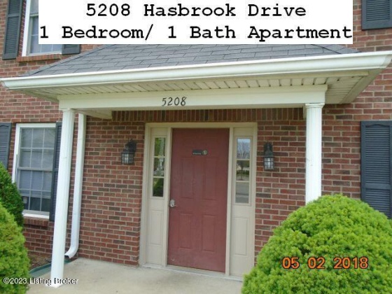 5208 Hasbrook Dr, Louisville, Kentucky 40229, 1 Bedroom Bedrooms, 4 Rooms Rooms,1 BathroomBathrooms,Rental,For Rent,Hasbrook,1649923