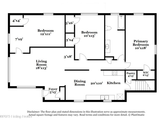 3430 Park Row Dr, Louisville, Kentucky 40216, 3 Bedrooms Bedrooms, 4 Rooms Rooms,1 BathroomBathrooms,Rental,For Rent,Park Row,1650522